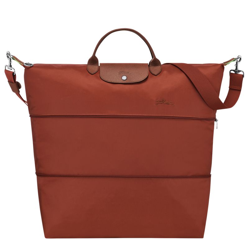 Brown Longchamp Le Pliage Green Expandable Men Travel Bag | US-469DBHQRG