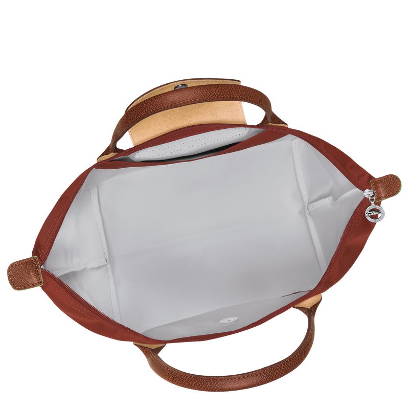 Brown Longchamp Le Pliage Green M Women Handbag | US-782YVUQHZ