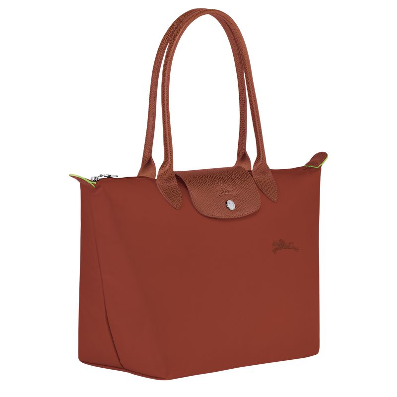Brown Longchamp Le Pliage Green M Women Tote Bag | US-017DZAIGF