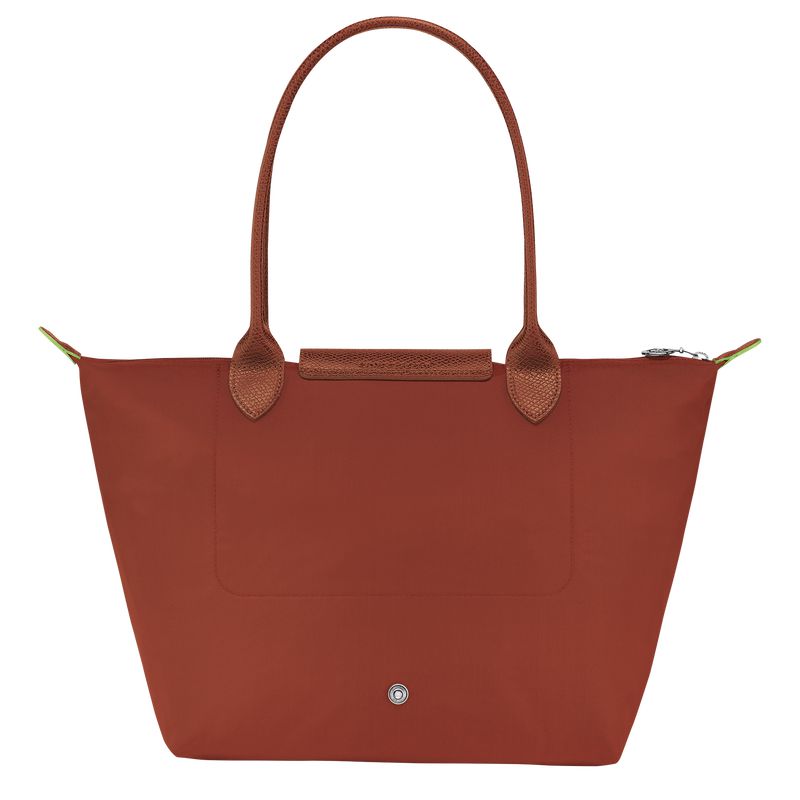 Brown Longchamp Le Pliage Green M Women Tote Bag | US-017DZAIGF