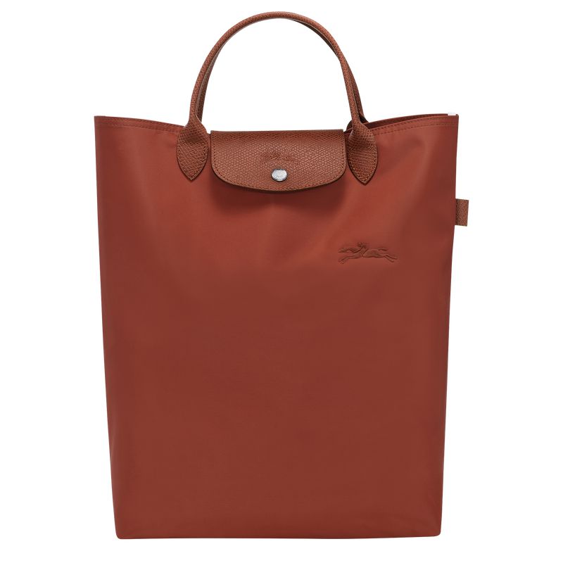 Brown Longchamp Le Pliage Green M Women Tote Bag | US-624ZGTFJW