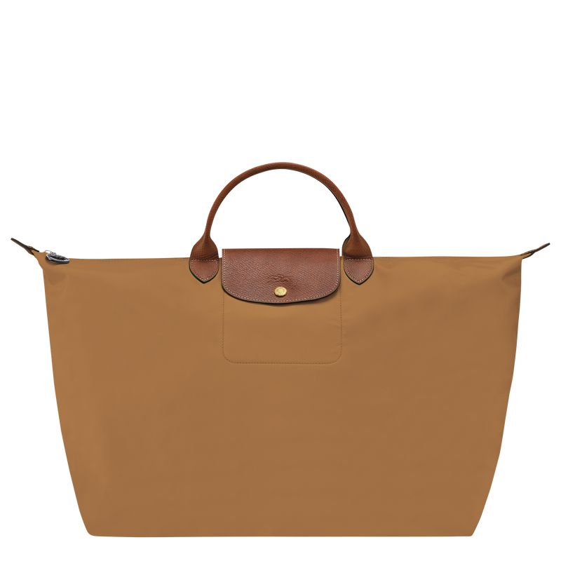 Brown Longchamp Le Pliage Original L Men Travel Bag | US-516KJTCSM