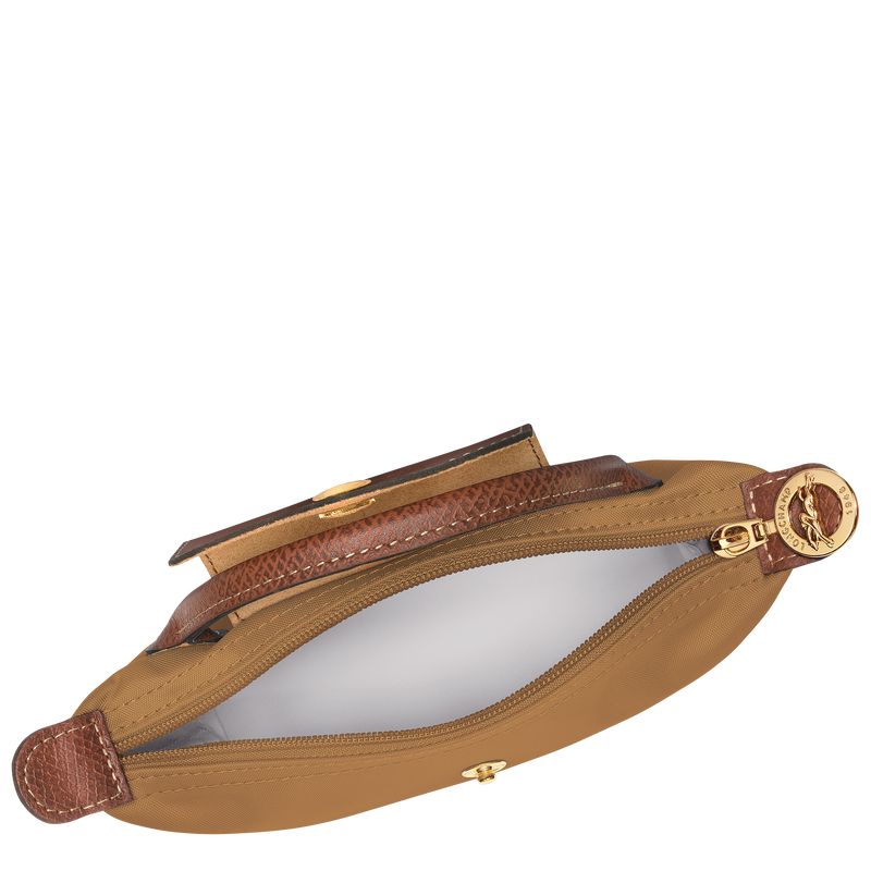 Brown Longchamp Le Pliage Original With Handle Men Pouch | US-609STHJRU