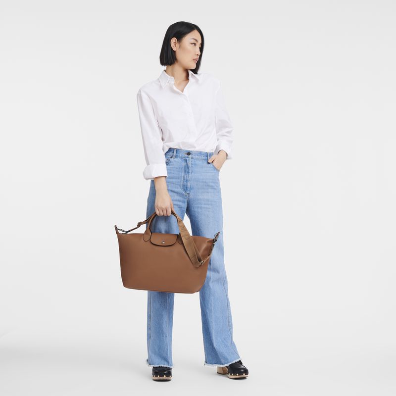 Brown Longchamp Le Pliage Xtra L Men Handbag | US-219AVSUMW