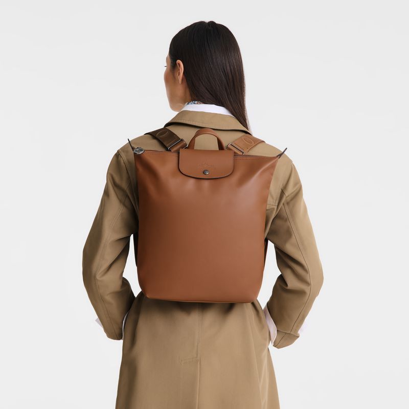 Brown Longchamp Le Pliage Xtra M Men Backpack | US-245KHYLUF