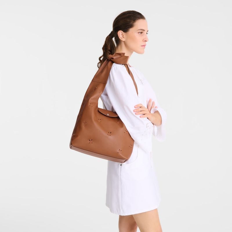 Brown Longchamp Le Pliage Xtra M Women Shoulder Bag | US-246PJTNEL
