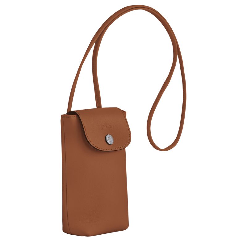 Brown Longchamp Le Pliage Xtra With Leather Lace Men Phone Case | US-841TIKOSZ