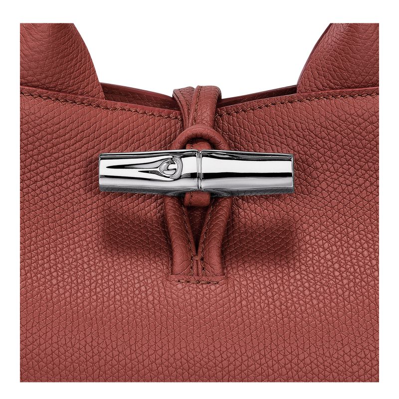 Brown Longchamp Le Roseau S Women Handbag | US-571YEFJAD