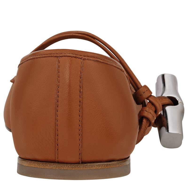 Brown Longchamp Le Roseau Women Ballerinas | US-583CUPRFH