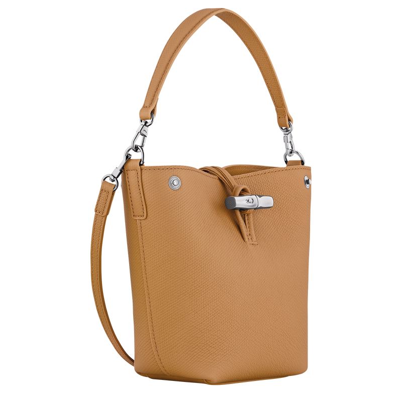 Brown Longchamp Le Roseau Xs Women Bucket Bag | US-027PDILRW