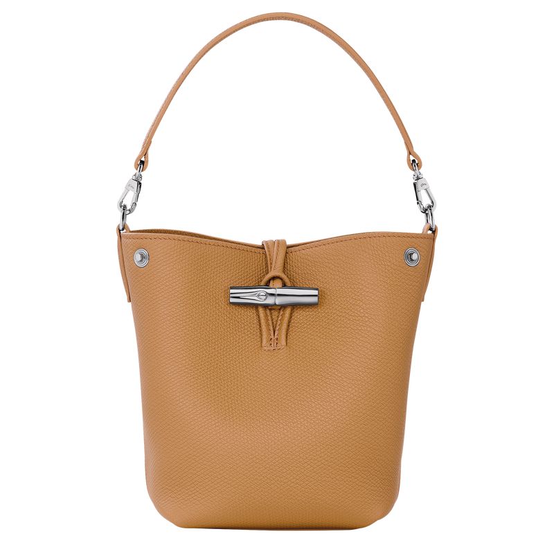 Brown Longchamp Le Roseau Xs Women Bucket Bag | US-027PDILRW