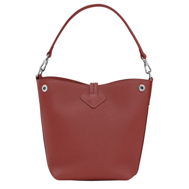 Brown Longchamp Le Roseau Xs Women Bucket Bag | US-750TGPCKU