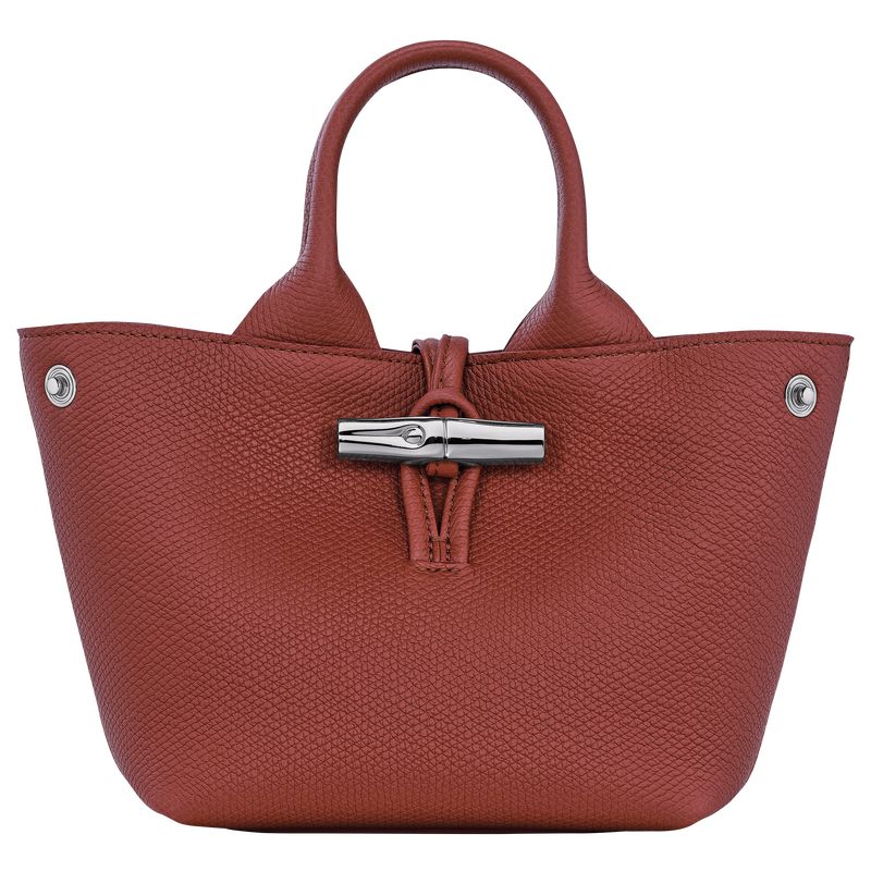 Brown Longchamp Le Roseau Xs Women Handbag | US-549PEUTNZ
