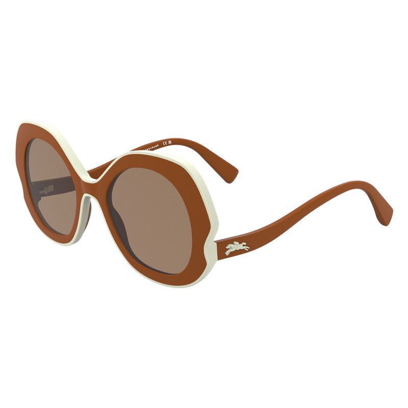 Brown Longchamp Plant Based Resin Women Sunglasses | US-379FGONJS