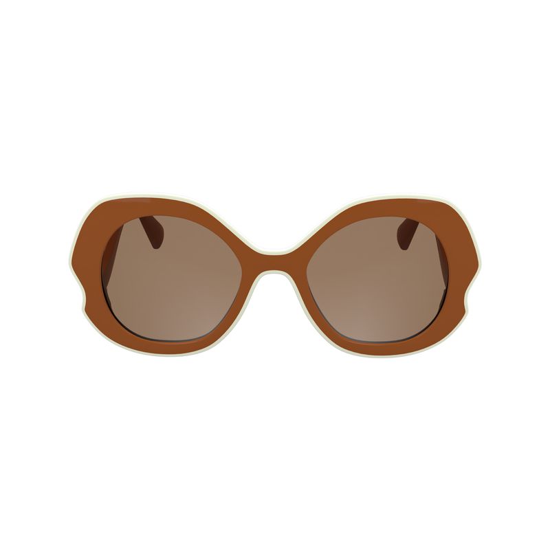 Brown Longchamp Plant Based Resin Women Sunglasses | US-379FGONJS