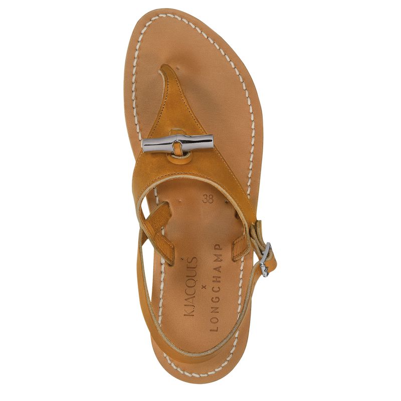 Brown Longchamp X K.Jacques Women Sandals | US-425URIWDJ
