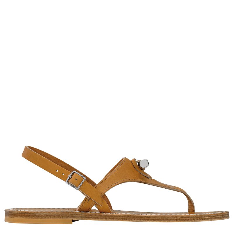 Brown Longchamp X K.Jacques Women Sandals | US-425URIWDJ