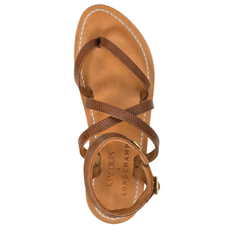 Brown Longchamp X K.Jacques Women Sandals | US-638OWMHGT