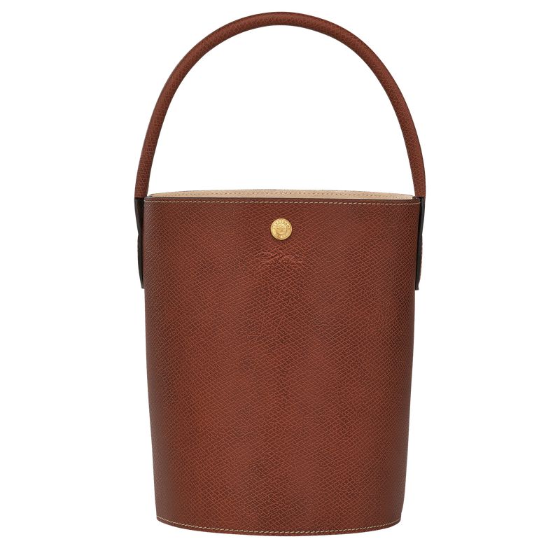 Brown Longchamp Épure S Women Bucket Bag | US-238OKCRZN