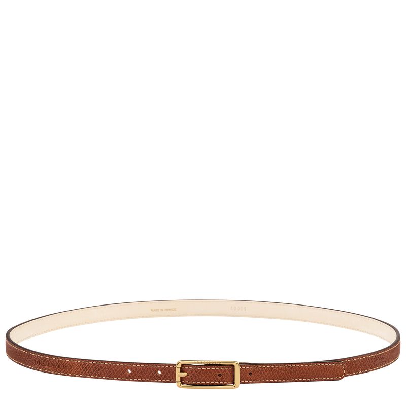 Brown Longchamp Épure Women Belt | US-079EFTLZN