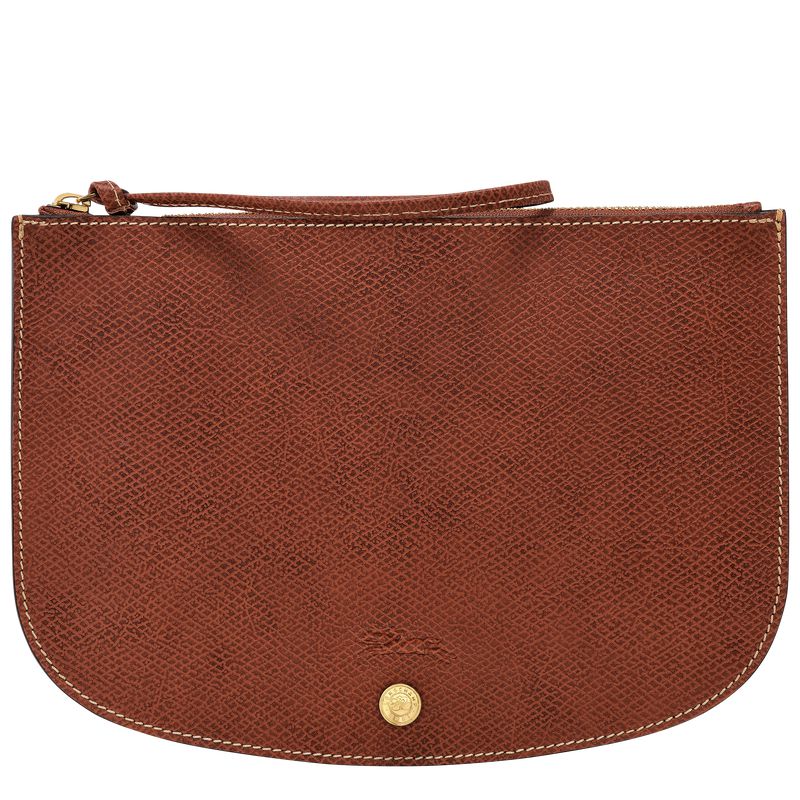 Brown Longchamp Épure Women Pouch | US-281CIHPJL