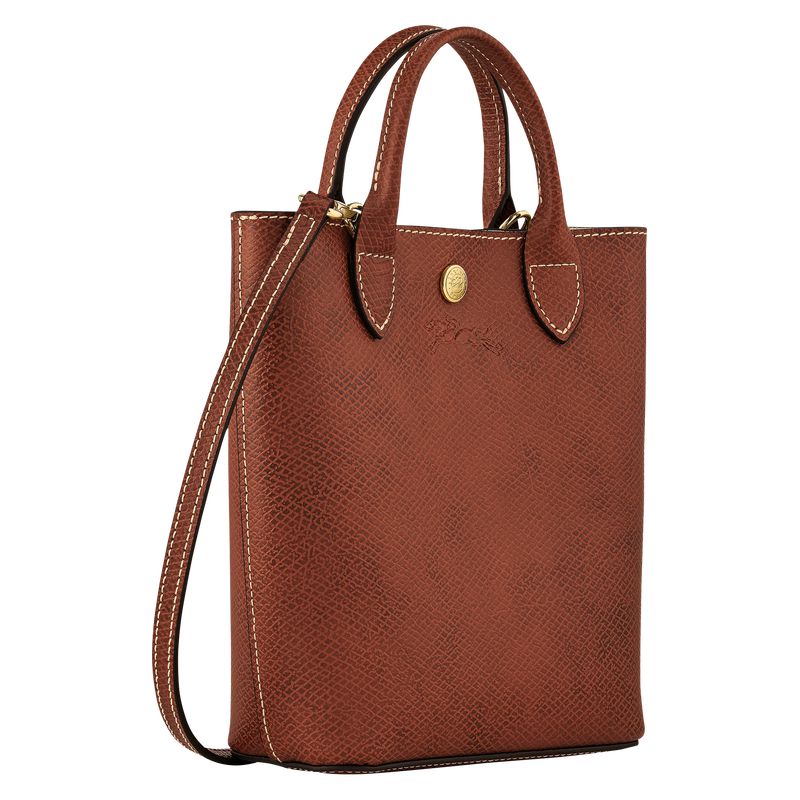 Brown Longchamp Épure Xs Women Tote Bag | US-420ZMJOUQ