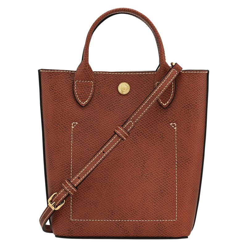 Brown Longchamp Épure Xs Women Tote Bag | US-420ZMJOUQ
