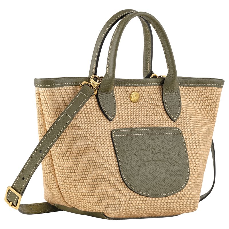 Brown / Olive Longchamp Le Pliage Collection Xs Basket Women Tote Bag | US-596WKCBGE