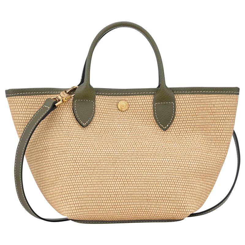 Brown / Olive Longchamp Le Pliage Collection Xs Basket Women Tote Bag | US-596WKCBGE