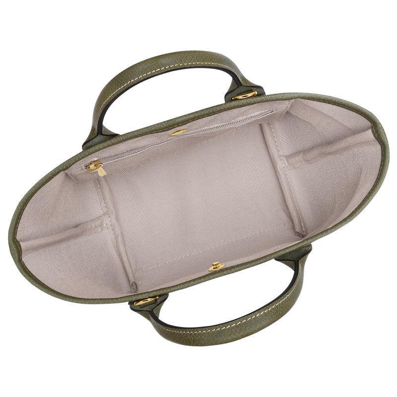 Brown / Olive Longchamp Le Pliage Collection Xs Basket Women Tote Bag | US-596WKCBGE