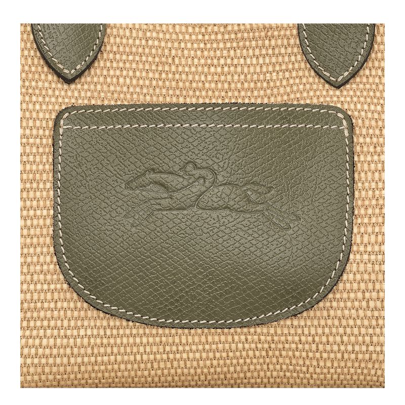 Brown / Olive Longchamp Le Pliage Collection Xs Basket Women Tote Bag | US-596WKCBGE