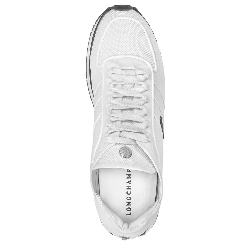 Cream Longchamp Le Pliage Collection Women Sneakers | US-651SXMVAE
