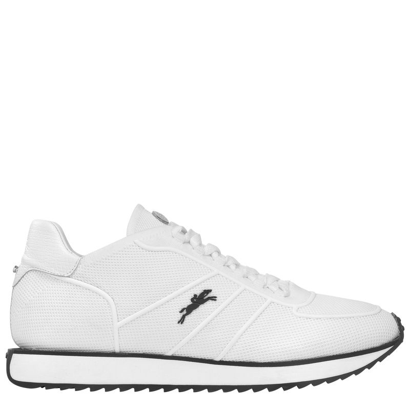 Cream Longchamp Le Pliage Collection Women Sneakers | US-651SXMVAE