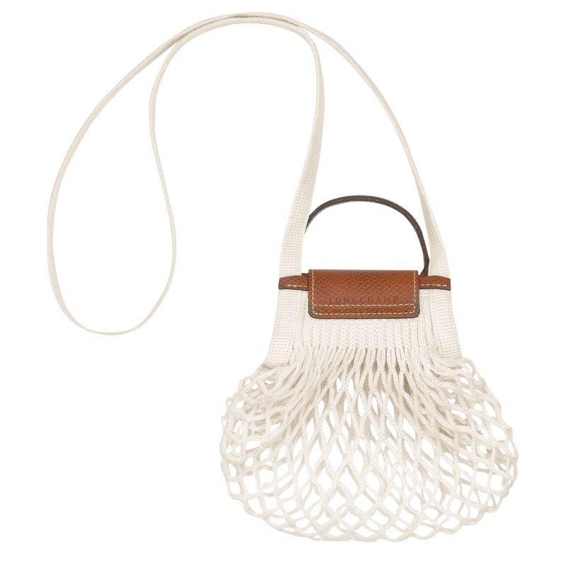 Cream Longchamp Le Pliage Filet Xs Women Mesh Bag | US-923NPDEZB