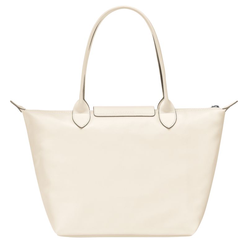 Cream Longchamp Le Pliage Xtra M Women Tote Bag | US-809WNMFCV