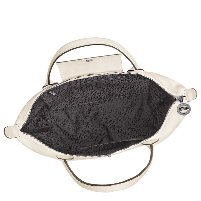 Cream Longchamp Le Pliage Xtra M Women Tote Bag | US-809WNMFCV