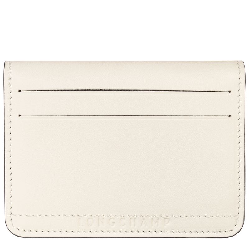 Cream Longchamp Le Pliage Xtra Men Card Holder | US-175GEUHOA