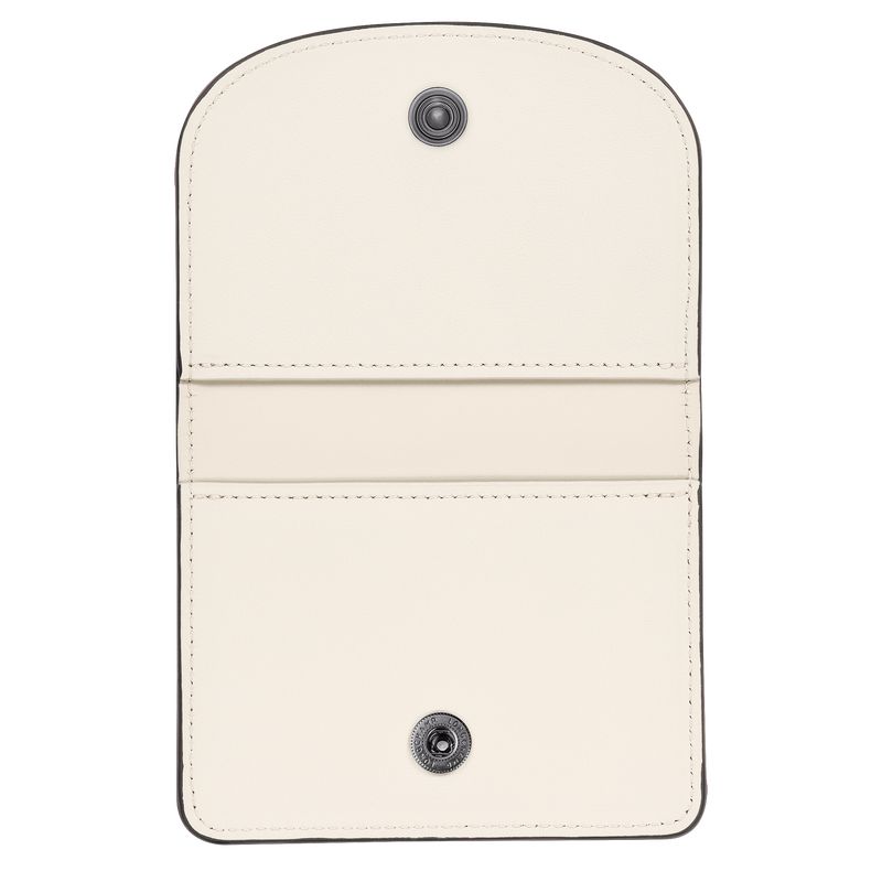 Cream Longchamp Le Pliage Xtra Men Card Holder | US-175GEUHOA