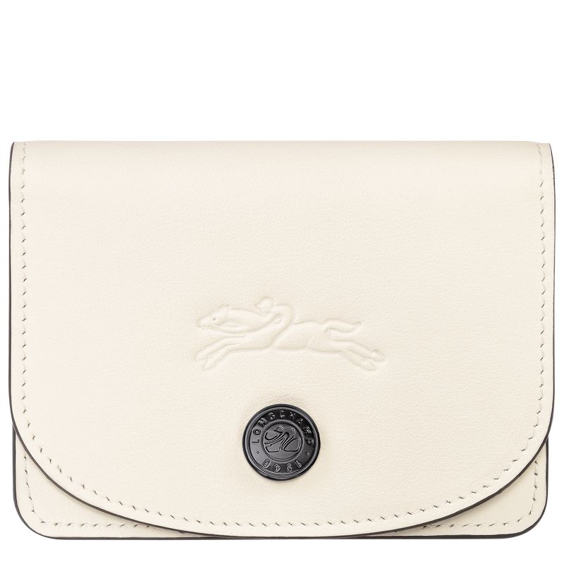 Cream Longchamp Le Pliage Xtra Men Card Holder | US-175GEUHOA