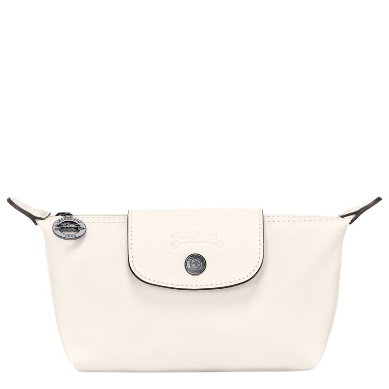 Cream Longchamp Le Pliage Xtra Men Pouch | US-250HDXJIQ