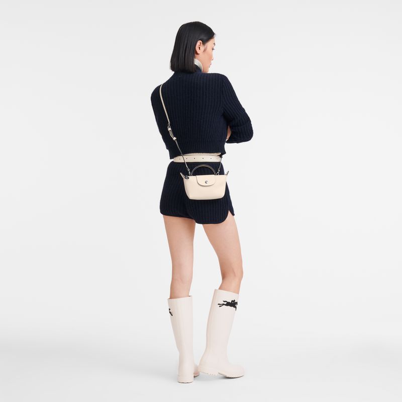 Cream Longchamp Le Pliage Xtra Xs Women Pouch | US-395NBKREA