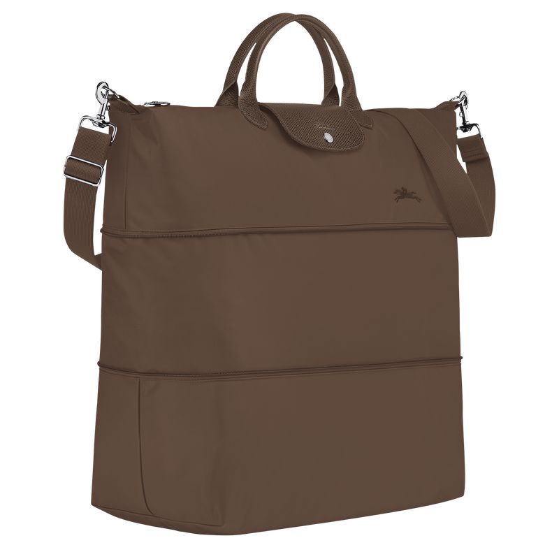 Dark Brown Longchamp Le Pliage Green Expandable Men Travel Bag | US-063JSRLEH