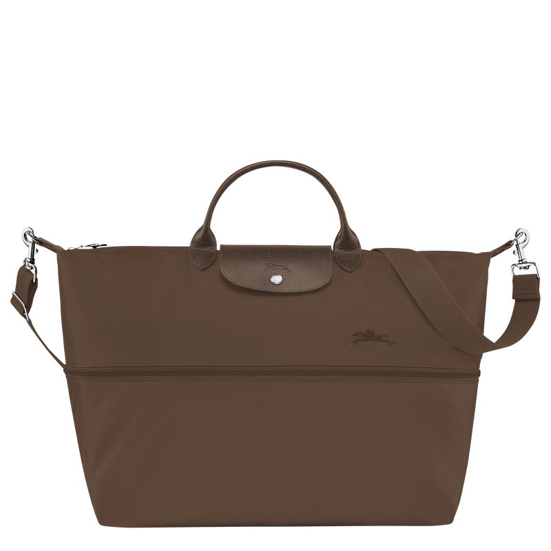Dark Brown Longchamp Le Pliage Green Expandable Men Travel Bag | US-063JSRLEH
