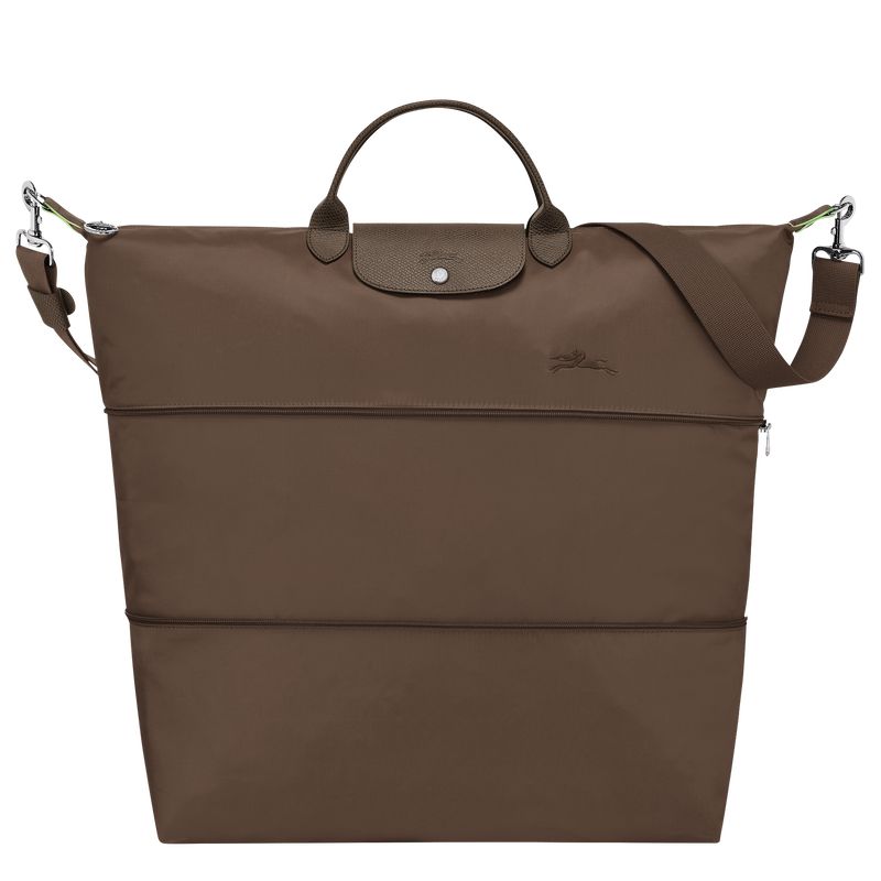 Dark Brown Longchamp Le Pliage Green Expandable Men Travel Bag | US-063JSRLEH