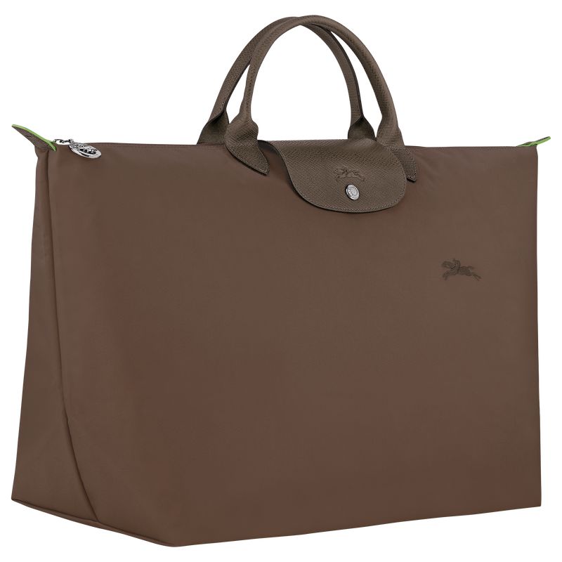 Dark Brown Longchamp Le Pliage Green L Men Travel Bag | US-736GJLAVC