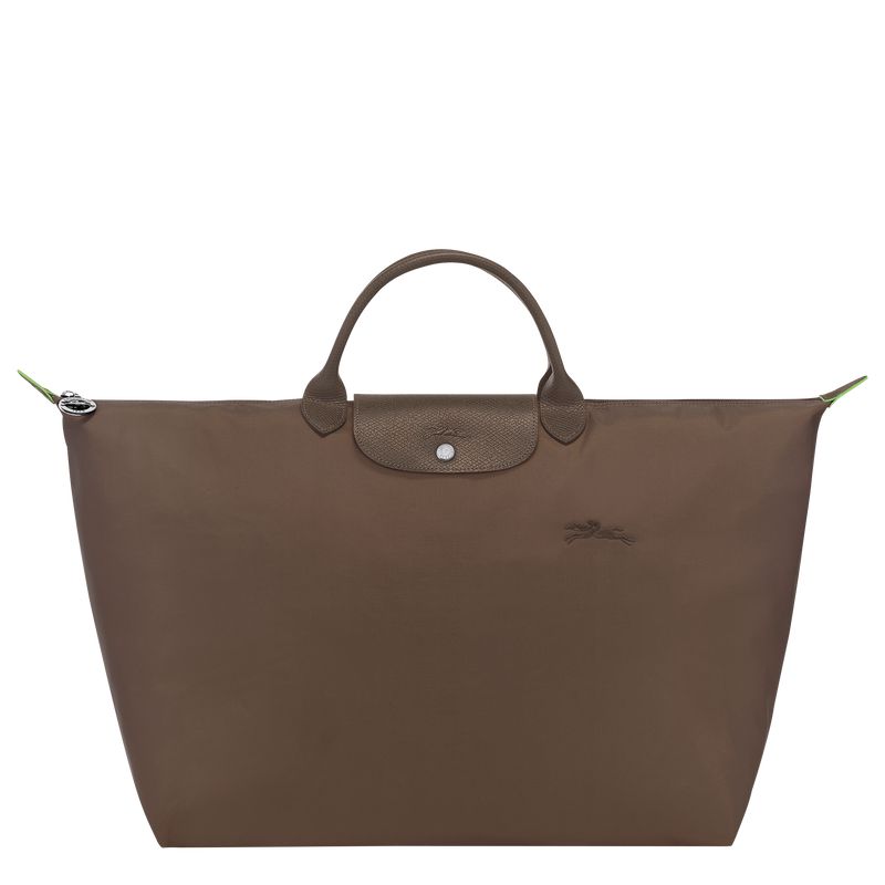 Dark Brown Longchamp Le Pliage Green L Men Travel Bag | US-736GJLAVC