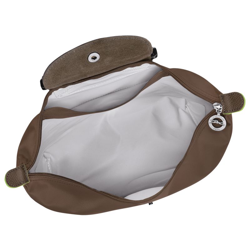 Dark Brown Longchamp Le Pliage Green M Men Backpack | US-097KWEOQX