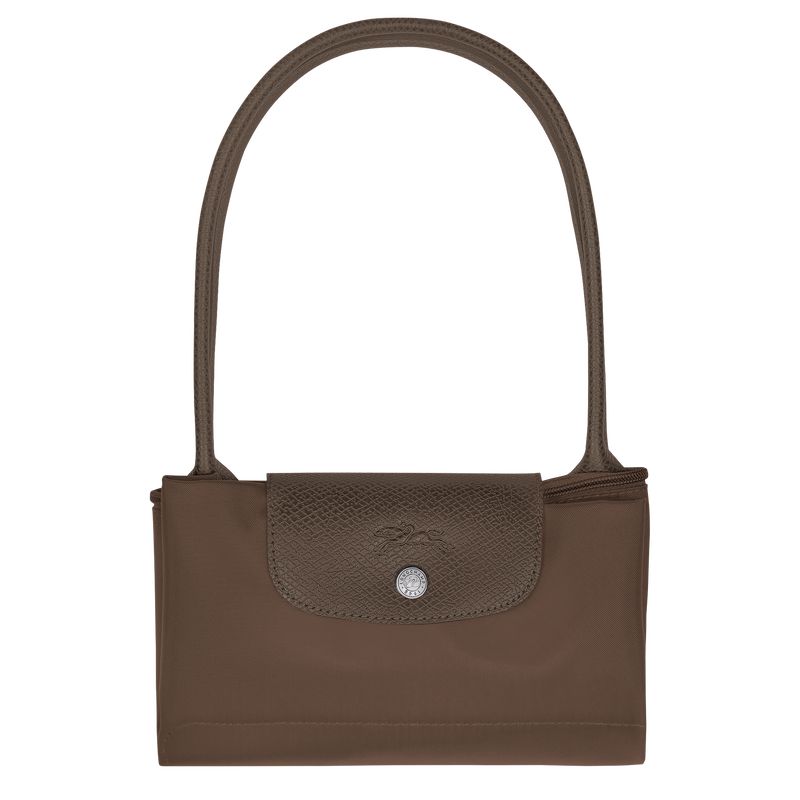 Dark Brown Longchamp Le Pliage Green M Women Tote Bag | US-045HLXKMF