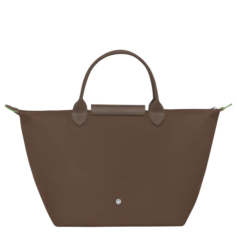 Dark Brown Longchamp Le Pliage Green M Women Handbag | US-985QWZKIX