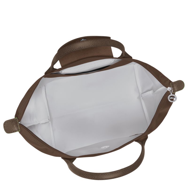 Dark Brown Longchamp Le Pliage Green M Women Handbag | US-985QWZKIX